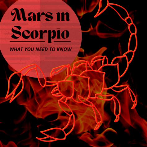 scorpio mars in bed|Mars in Scorpio Man